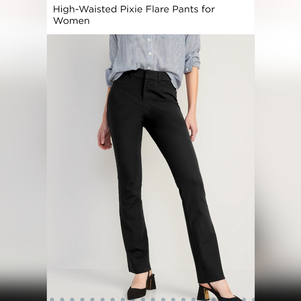 High-Waisted Pixie Flare Pants for Women